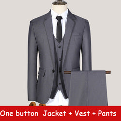 OXGIFT Wholesale 3 pieces plus size men's suits & blazer