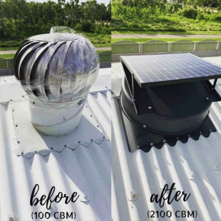 40-100W Smart Roof Vent Solar Energy Greenhouse air Extractor Ventilation Electric Exhaust Fan Home Attic Industrial Solar Fan