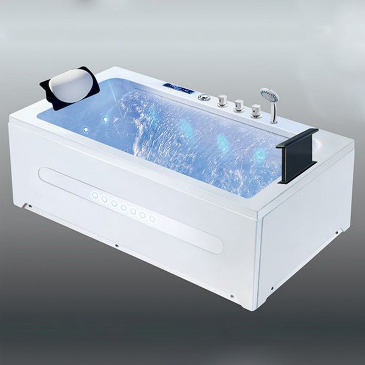 Durable Reinforced Bathtub Anti-slip Base Acrylic Soaking Bath Tub for Commercial Housing and Apartment Project