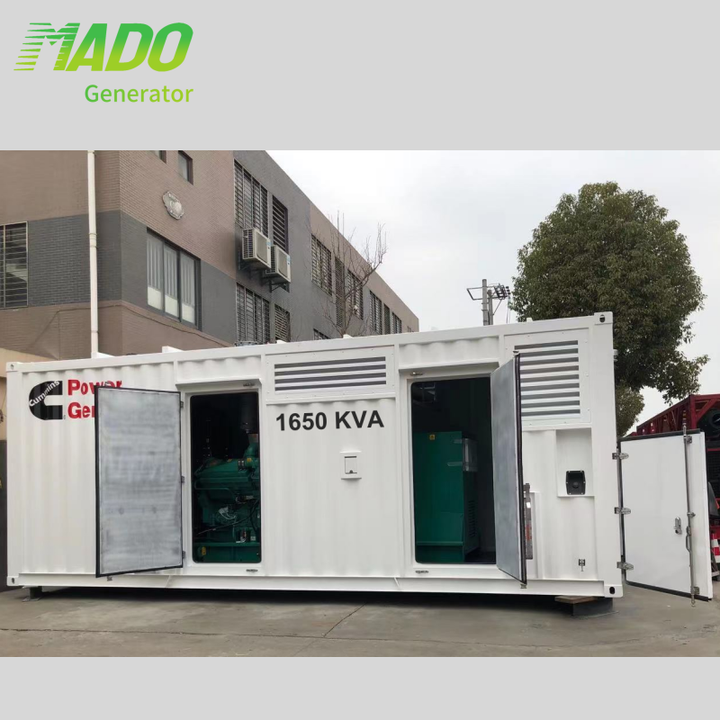 Sea Water Cooled for Container Type Diesel Generator 200kva 300Kva 400kw 1650kva 1320kw Silent ATS Genset 60Hz Electric