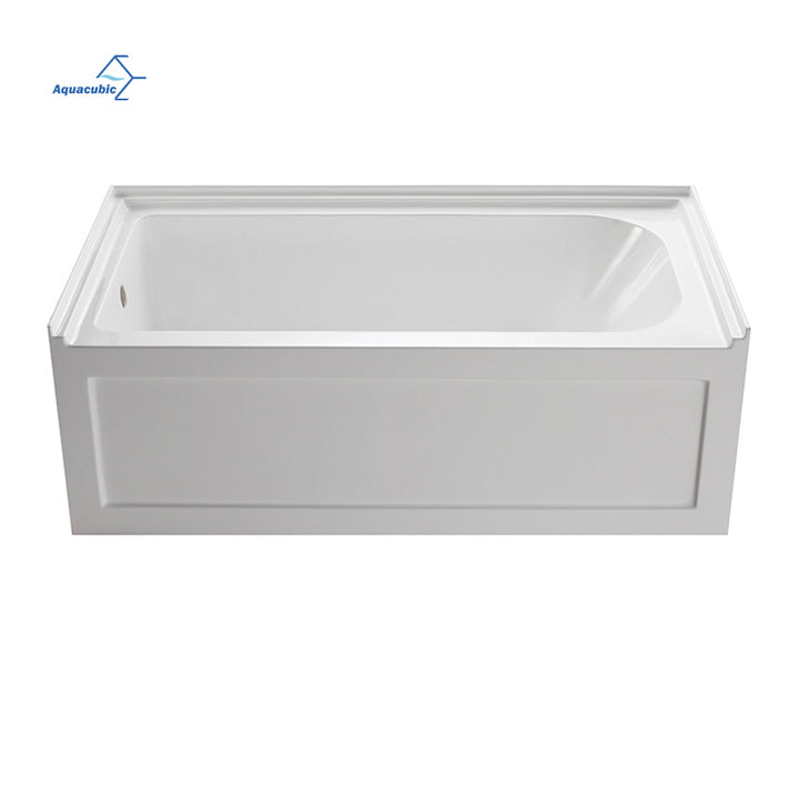 Factory Wholesale Best Price Bathroom Alcove Tub Fiberglass Acrylic Apron Bath Tub with Integral Apron