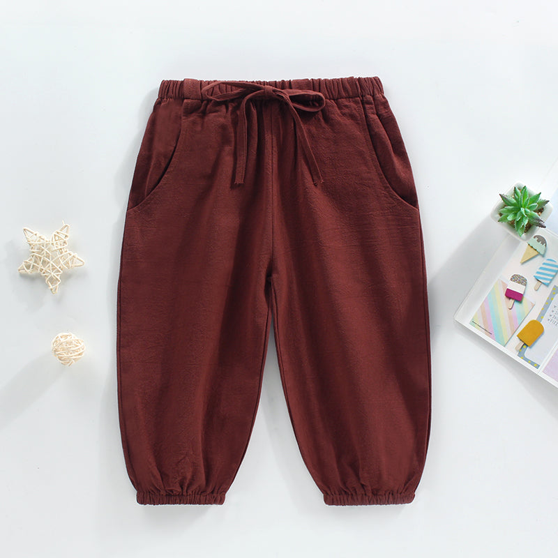 Children Pants Kids Pants Children Loose Casual Patchwork Trousers Girls Kids Oversized Pants