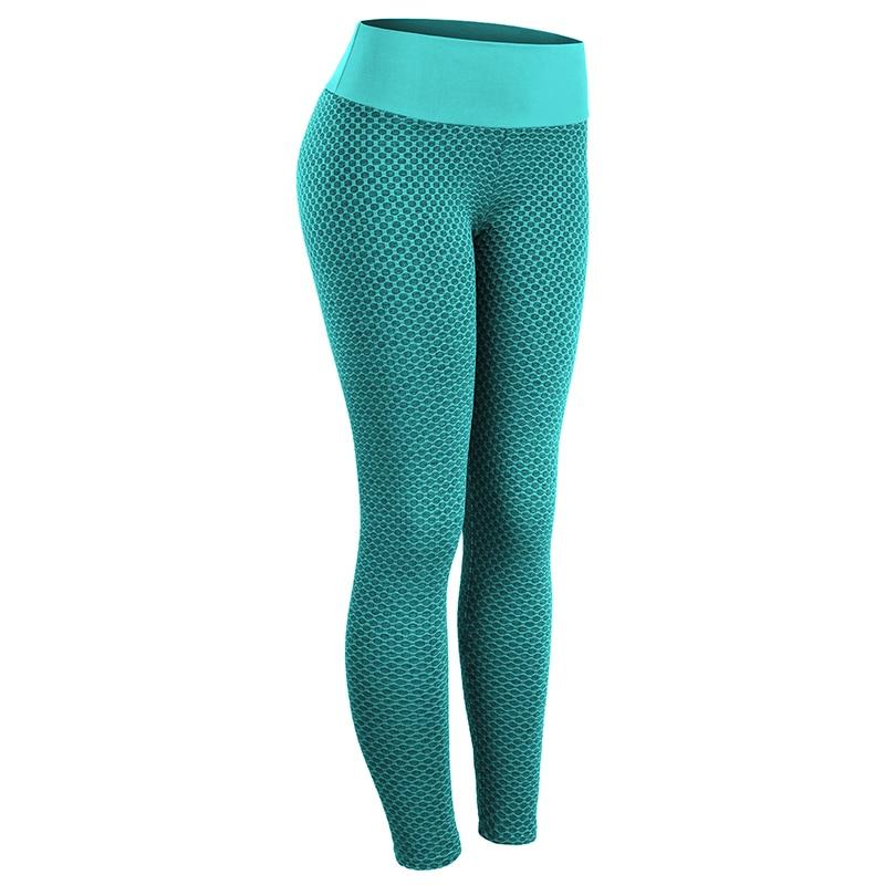 chrleisure grid tights yoga pants women seamless high waist leggings breathable gym fitness push up clothing girl yoga pant