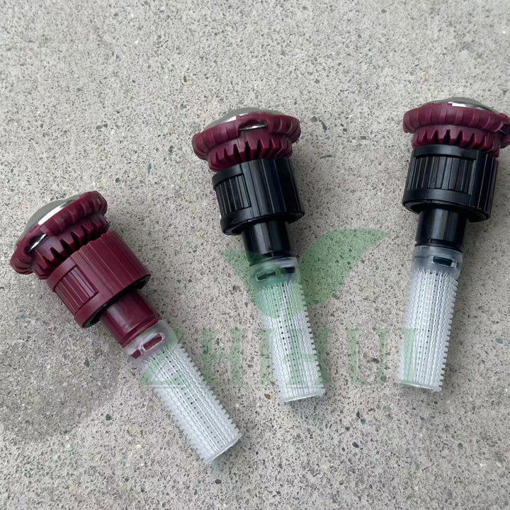 Professional Manufacturer 3.0-6.5 m Spray Radius 1.8-4 Bar Pop up Rotating Sprinkler Head for Garden Irrigation Sprinkler