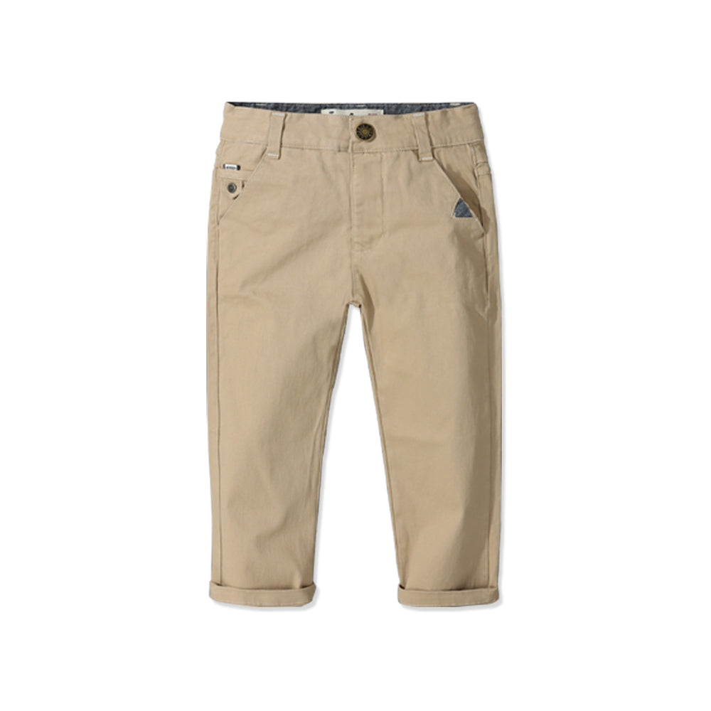 Baby wholesale sustainable  design clothing for kids Straight Leg Organic kids boys cotton chino pants