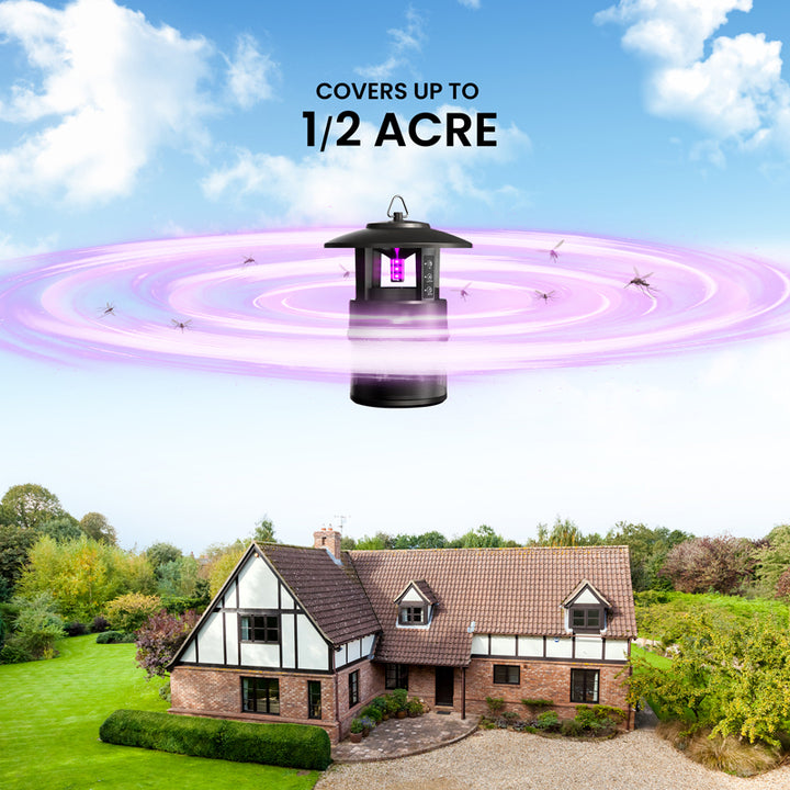 Newest 12V 7W Intelligence UV LED Bug Zapper Indoor Electric Mosquito Killer Lamp Timing Function Sleep Mode Rechargeable