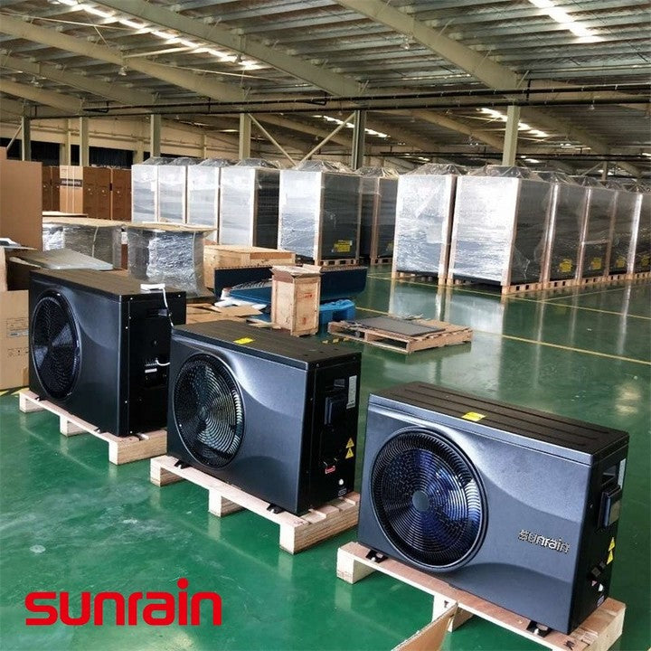 Sunrain Super Popular DC Inverter R32 Spa Heater Swim Pool Heating Cooling Heat Pump Water Heater