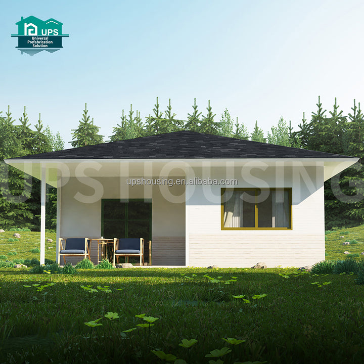 Luxury Villa Steel Structure Prefabricated Houses with EPS Cement Ibs Wall Panels Waterproof Fire Resistant & Eco Friendly