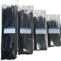 High Quality Nylon Zip Ties - 300mm X 3.6mm - 12" Premium Tie Wraps 100 Pack of Black Cable Ties