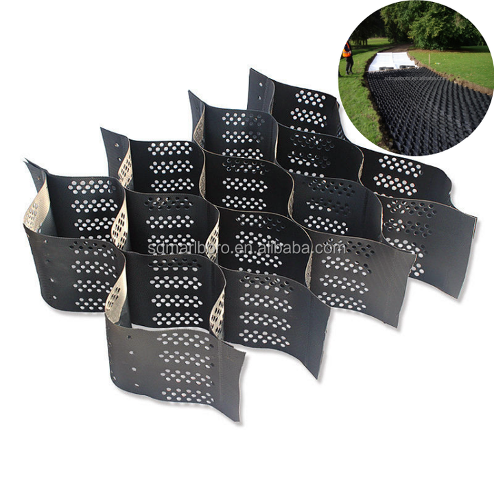 SDM HDPE Geocell System for Slopes Protection, Road Construction, Retaining Wall Applications