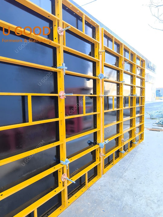 Light Weight Versatile Peri Doka Meva Steel Frame Plywood Face Modular Formwork for Wall Column Concrete