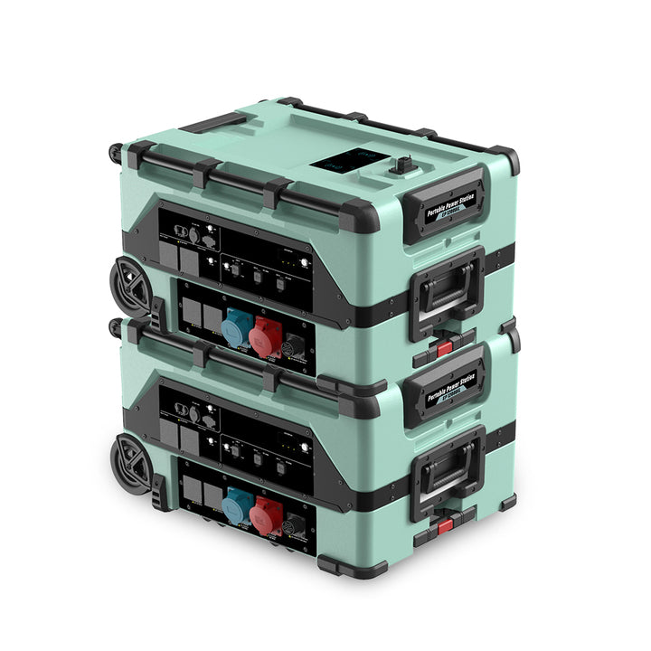 Portable 10Kw Three Phase Power Station 10000 Watt Portable Solar Generator Inverter System External Battery MPPT Controller