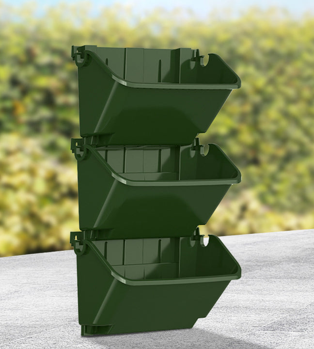 Outdoor Vertical Hydroponic System Wall Hanging Planter Wall Plant Pots Plastic Self Watering Pot