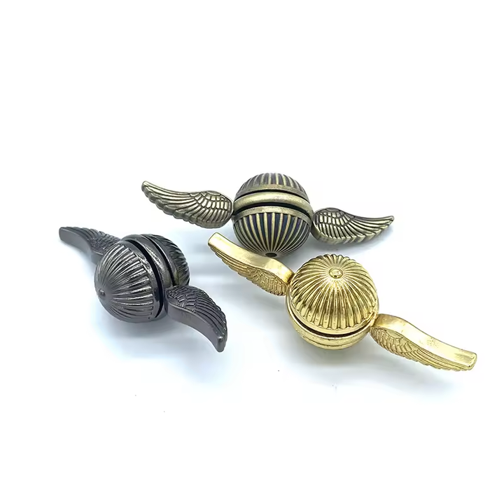 New Golden Gyro Ball Fidget Spinner Toys for Children Anti Stress Metal Finger Hand Spinner Toys