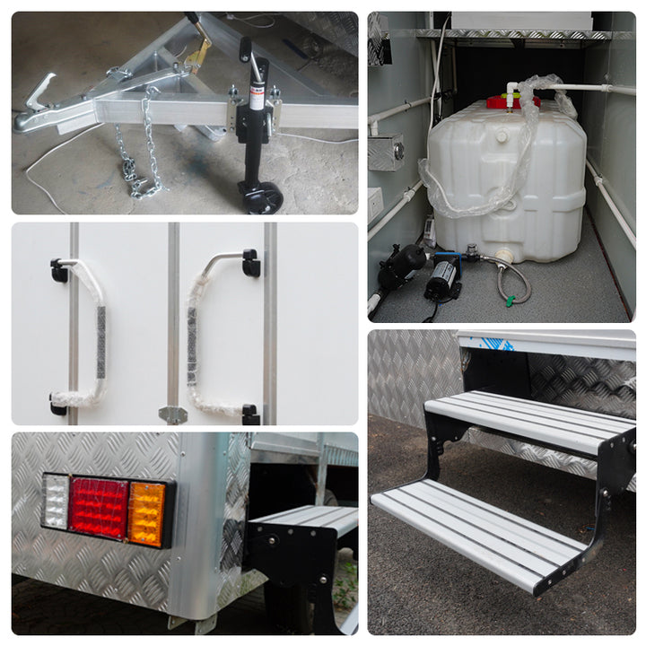 Luxury VIP Restroom Trailer with LED Lighting and Premium Amenities