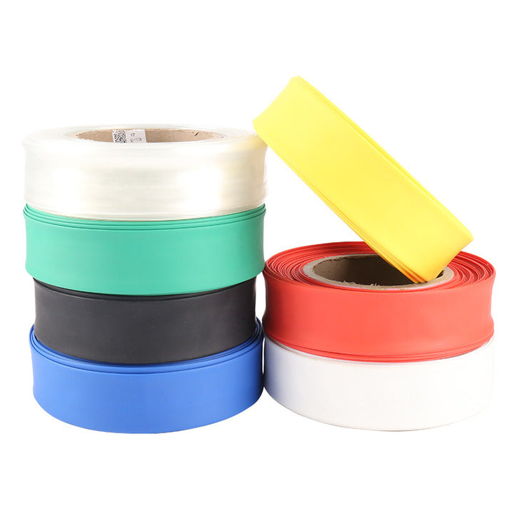 DINGYUAN 2:1 Shrink PVC Heat Shrink Clear Sleeve UV Resistant Flexible Insulated Heat Shrink Tubing for Light Strip