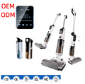 2025 All-In-One Household Sweeping Robot Wet/Dry Vacuum Cleaner HEPA Filter Brushless Motor 30-60min Runtime Automatic Floor