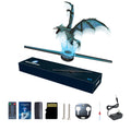 3D Hologram Fan,16.5 Inch 3D Hologram Projector Advertising Display with 1.2" Thick, 700 Video Library and 224 LED