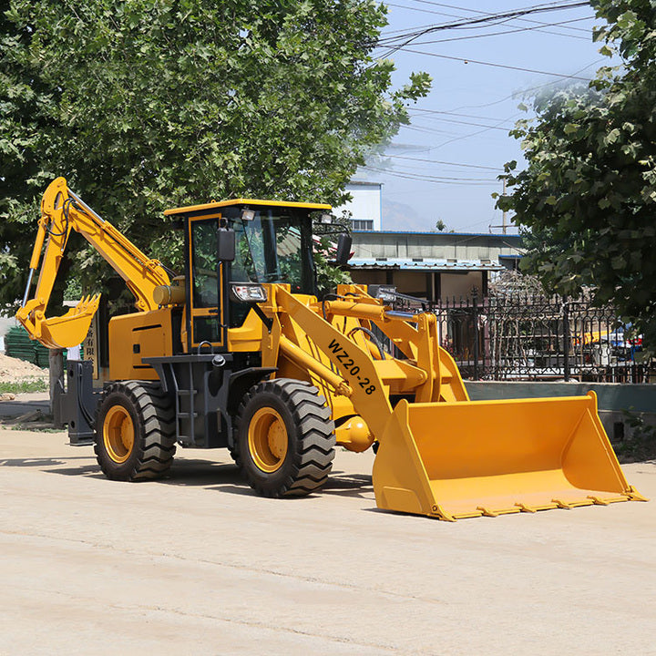 Factory Direct Sale Mini Backhoe Wheel Loader 4 X 4 EPA
