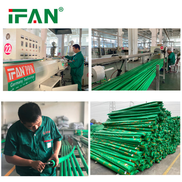 IFAN Factory OEM Plastic PPR Pipe Fitting Equal PPR Water Pipe Fittings
