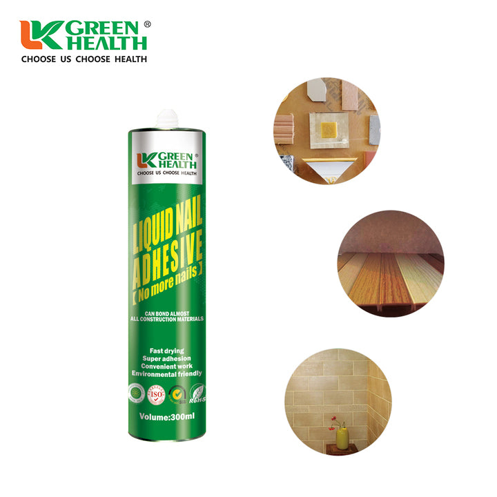 Transparent No More Nails Heavy Duty Multi-Purpose Nail-Free Adhesive Glue for Tile Wood-3 Grade Construction Woodworking Use