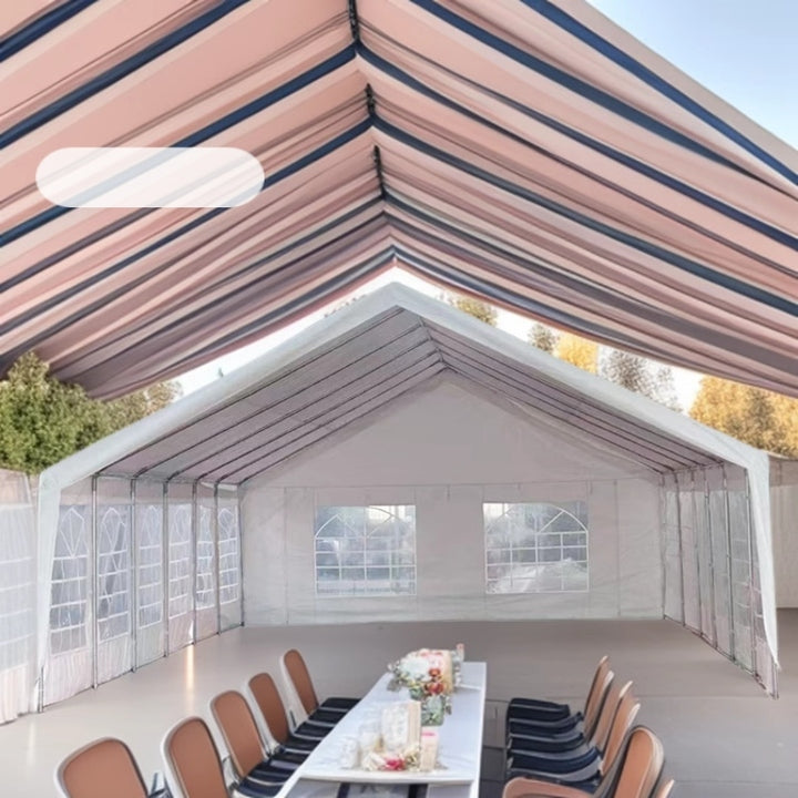 13 X 25ft with Windows European Style Parties Tent White Color Big Event Customized Canopy Outdoor Party Tents