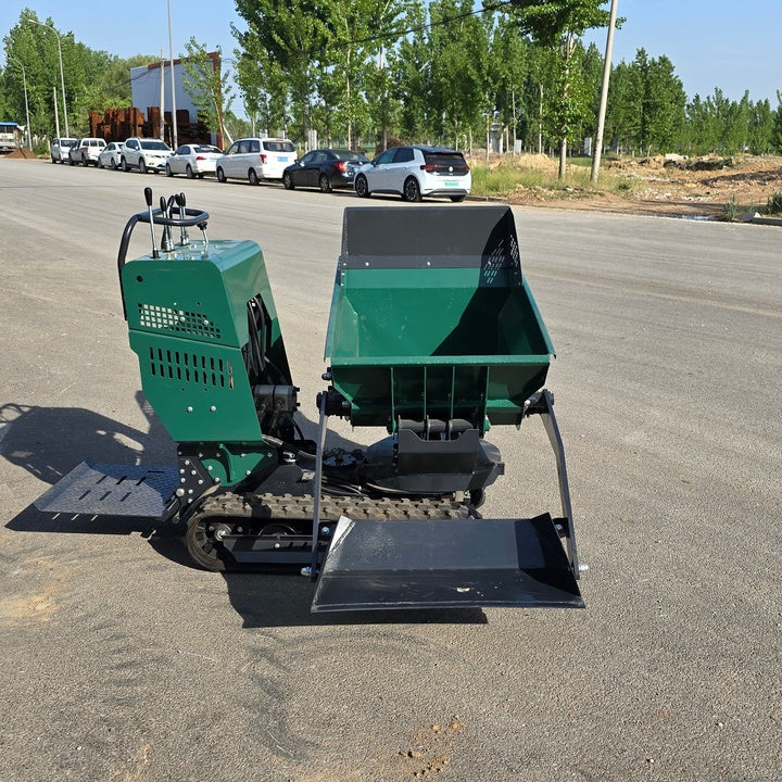Mini Dumper Crawler Hydraulic Mini Dumper Crawler 500R Rotating Dump Truck Agricultural Transport Vehicle