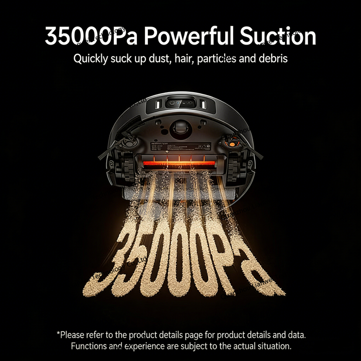 Xiaomi Robot Vacuum Cleaners-Mop 35000Pa Home Appliance AI Recognition Laser Navigation Fully Automatic Vacuum 6MAX