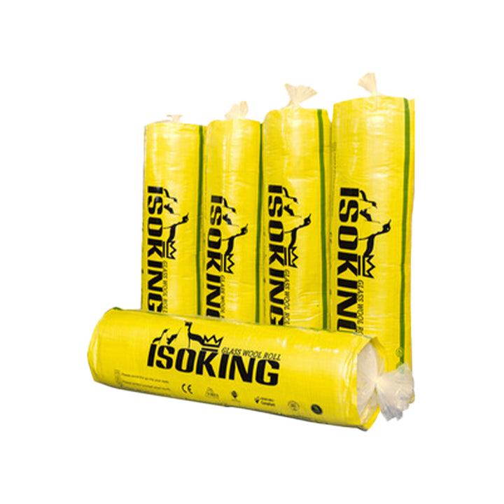 ISOKING Lana De Vidrio, Glasswool Insulation Fiberglass Wool for Air Condition Duct