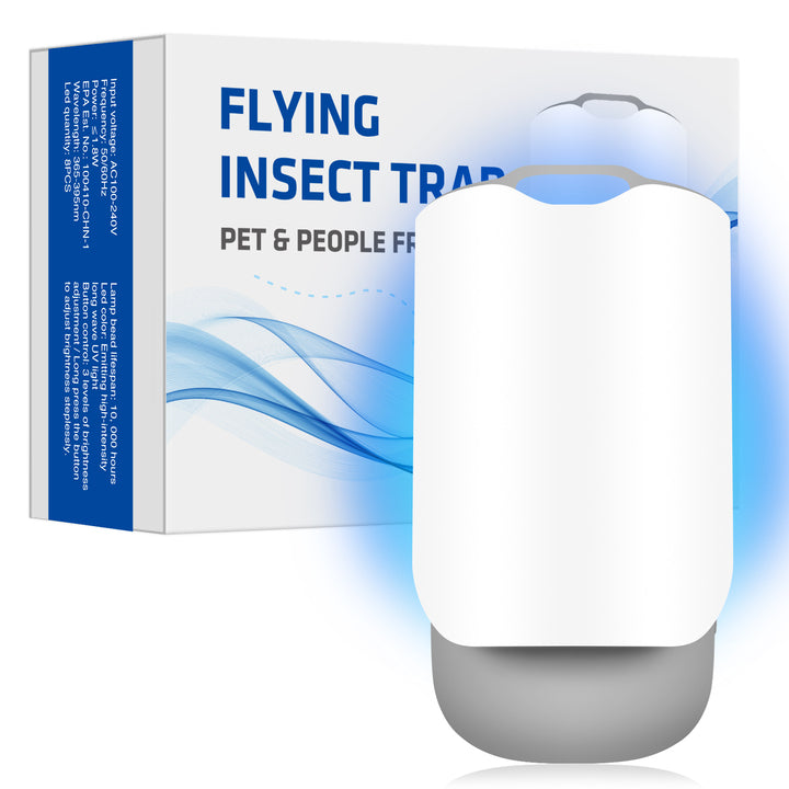 Rechargeable Electrical Solid Square Plastic Eco-friendly Flying Zapper Effective Indoor Insect Trap for Fly Pest Control