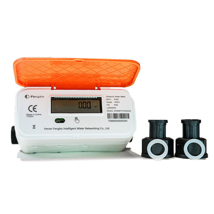 DN15/20/25mm Smart Water Meter Ip68 Plastic Nylon Water Meter Prepaid Remote Meter Reading Ultrasonic Water Meter Manufacturer