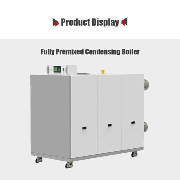 Fully Premixed Integrated Condensing Hot Water Boiler Hotels New Horizontal Fire Tube Design Low Nitrogen Fuel Gas Biomass Waste