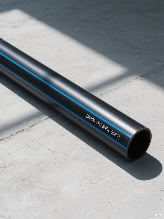 HDPE High Pressure Resistant Irrigation Water Pipe DN160 PN10 Black Socket Fusion