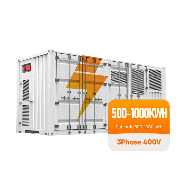 Sunark Hybrid Renewable Solar Energy Storage Container Bess 500KWh 800KWh 1MW Smart ESS Solution Lithium Ion LiFePO4 10 Year