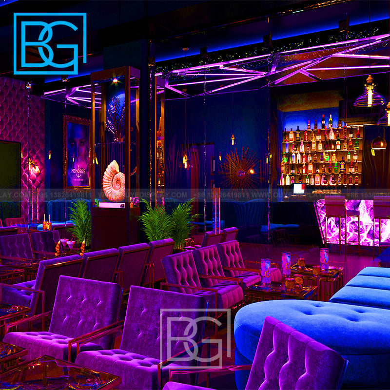 Vapor Retail Showcase Design Wholesale Shisha Bar Furniture Indrawn Bar Hookah Pin Hookah Lounge Design