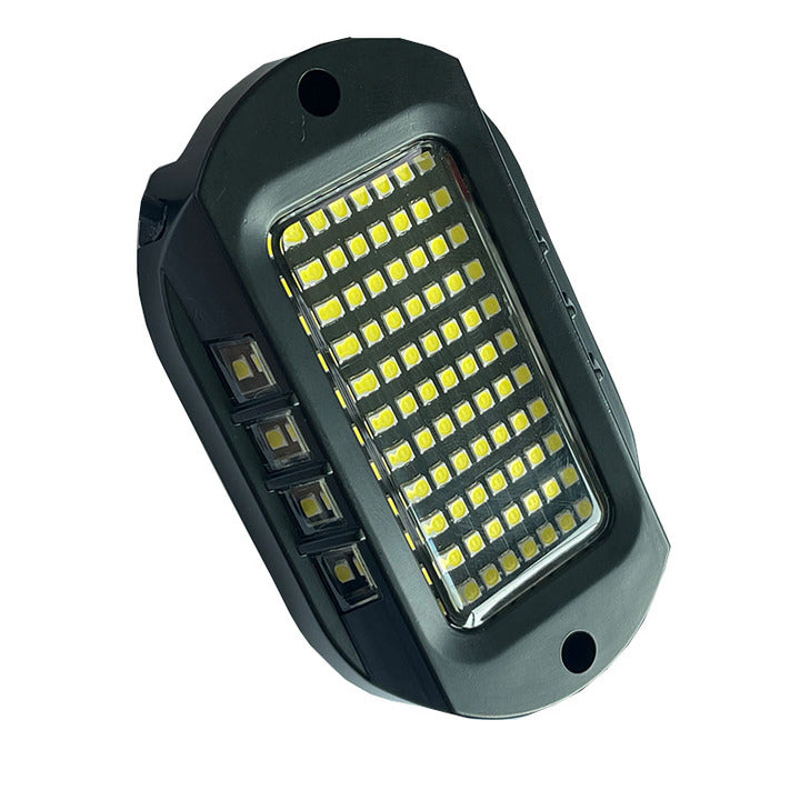 Kingshowstar Wholesale Price Rock Light Pod 12V IP68 Waterproof Switchback Rock Lights RGBW Pure White Rock Light