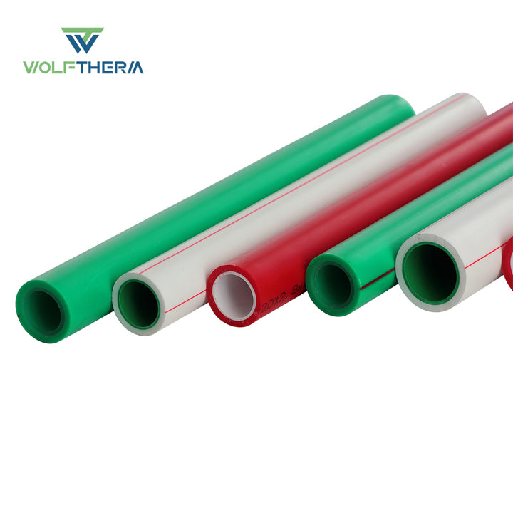 Hot Sales Wolftherm Tube Connector PPR Plastic Pipe Fitting PN 25 20mm Size Transparent Heat Insulation Plumbing Smooth 1 Piece