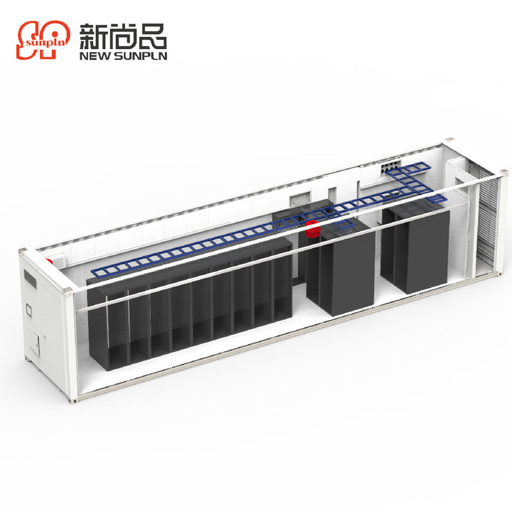 Modular Container Data Center Fire Resistant High Efficiency Low PUE 40 Ft ISO Certified Scalable Fast Deployment