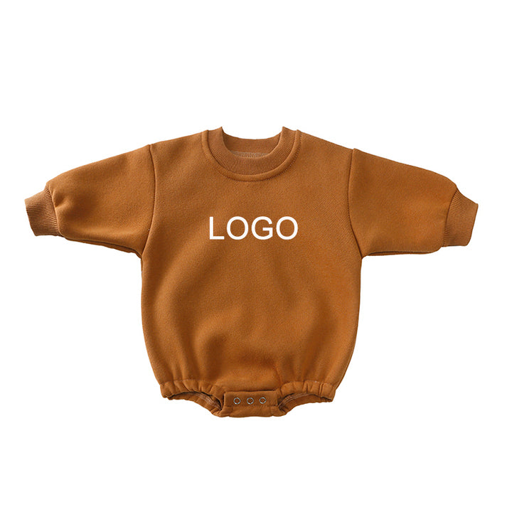 Winter New Born Baby Bubble Romper 300 Gsm Fleece Cotton Baby Boy Girls Clothes Cute Newborn Baby Clothing Wholesale