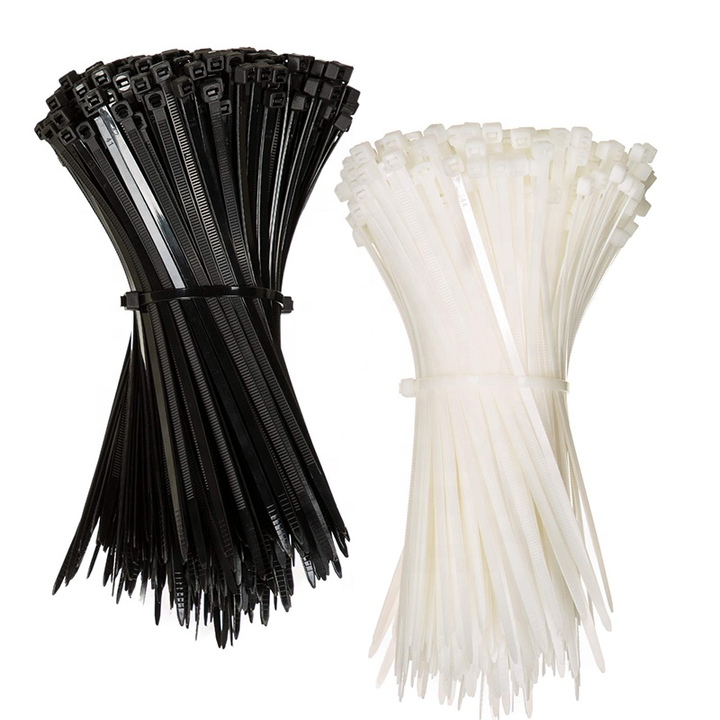JAGASL Factory Wholesale High Strength Nylon Cable Ties Self-Locking Wire Zip Ties 5*380MM From China