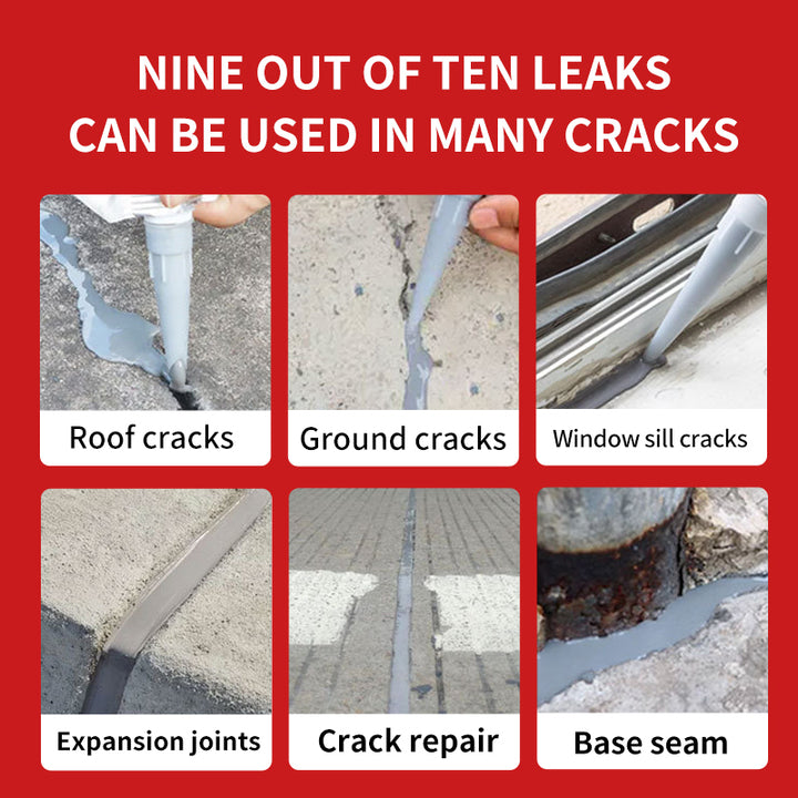 Slab Concrete Crack Waterproof Repair Sealant Caulking Glue for Caulk Sealer Gray Concrete Patch Outdoor Concrete Crack Filler