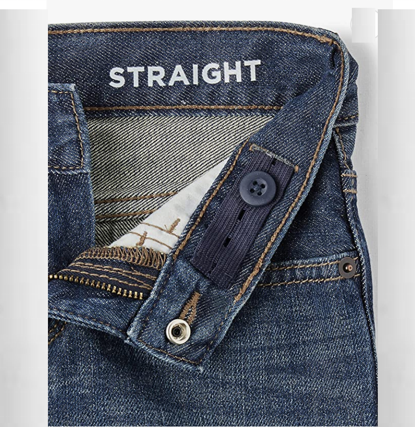 New Design Kids Denim Jeans Full Length Black Blue Jeans Boys Elastic Waist Pants Children's Clothing