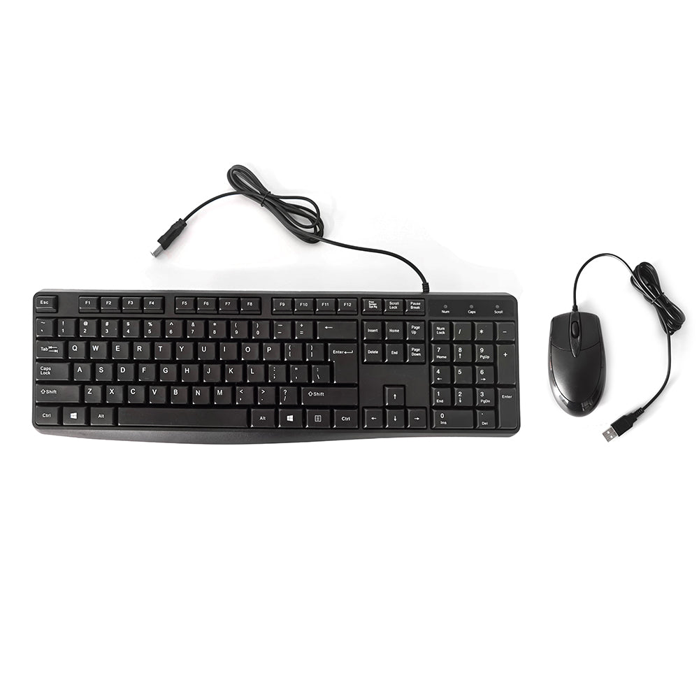 cheapest Computer  Business wired keyboard mouse Combo Russian/French/Korean/Spanish/Portuguese Wired Keyboard and Mouse Set