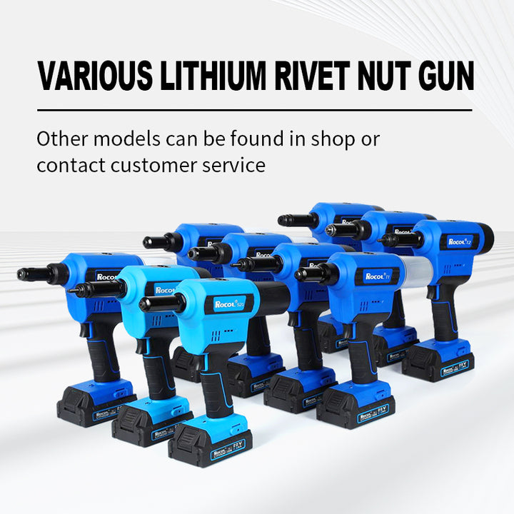 High Quality Battery Power Cordless Rivet Nut Gun Portable RL-TM2 Lithium Electric Riveting Stud Tool