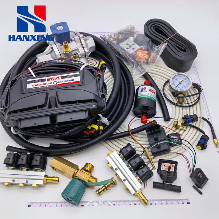 LPG/CNG Vehicle Oil-to-Gas Conversion STAG300 Natural Gas Six-Cylinder Kit Gas Vehicle Accessories Standard Fitment