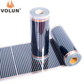 80W Per square Meter AC220V 50cm Wide Carbon Heating Film Far Infrared Radiant Electric Heat Membrane Underfloor Heating