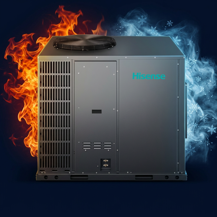 Hisense 17SEER2 Heat Pump R32 Rooftop Package Unit Duct Air Conditioner