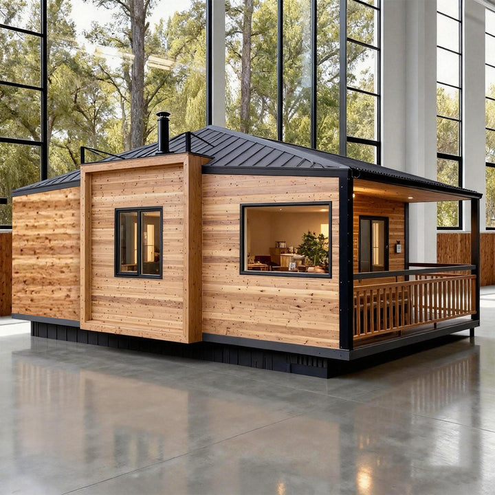 Modern Breathable 20ft 40ft Expandable Container House Prefabricated Villa Venezuela 3 Years Warranty Remote Access Hengyuan