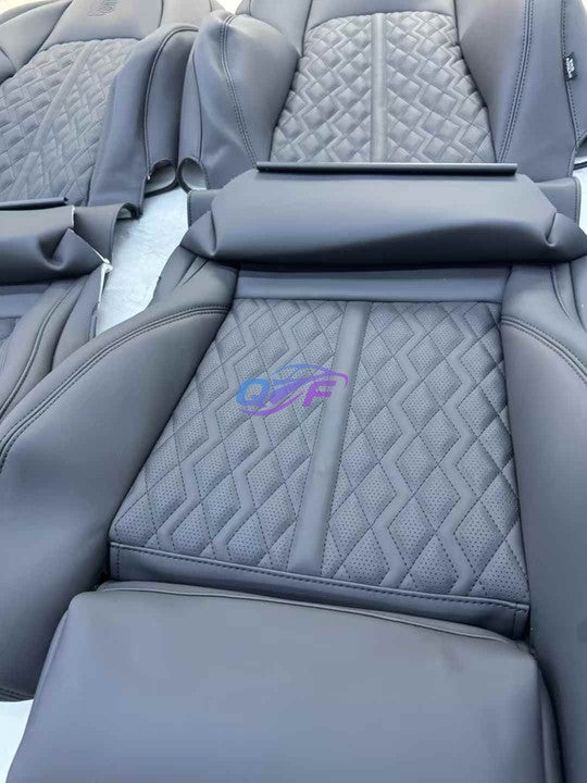 A3 A4 A5 A6 A7 A8 Q3 Q5 Q7 Carbon Fiber Bucket Seat for All Audi to RS Car Accessories Racing Sports Seats Leather Design