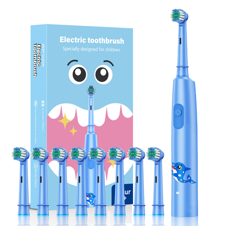 Kids Electric Toothbrush with Travel case Oscillating Rotating Electrical Tooth Brush Custom Friendly Rotary Electric Toothbrush